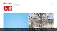 Desktop Screenshot of malteserhof-berlin.de