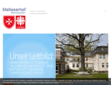 Tablet Screenshot of malteserhof-berlin.de